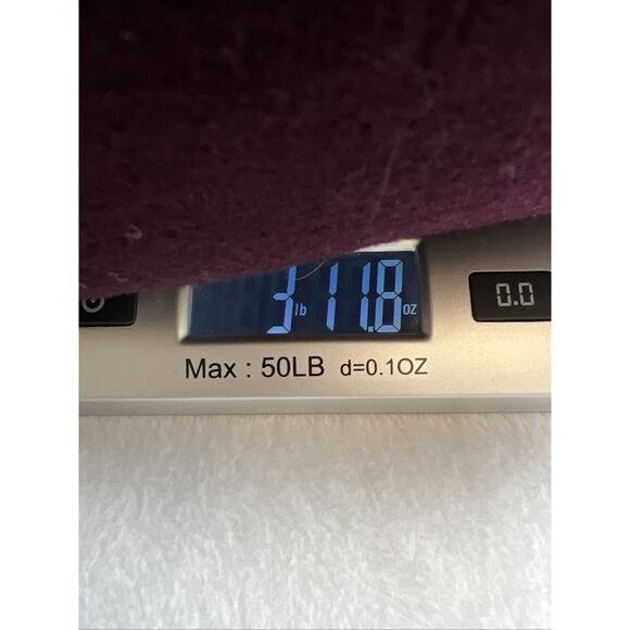 Forecaster of Boston Women’s Wool Coat Size 1X 18 Purple Velvet Trim Classic Lux - Picture 10 of 10